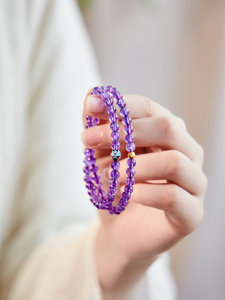 Liberation Amethyst Crystal Wrap Bracelet