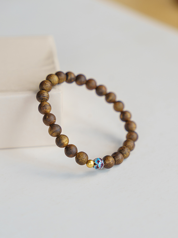 Serenity Agarwood Cloisonné Bracelet