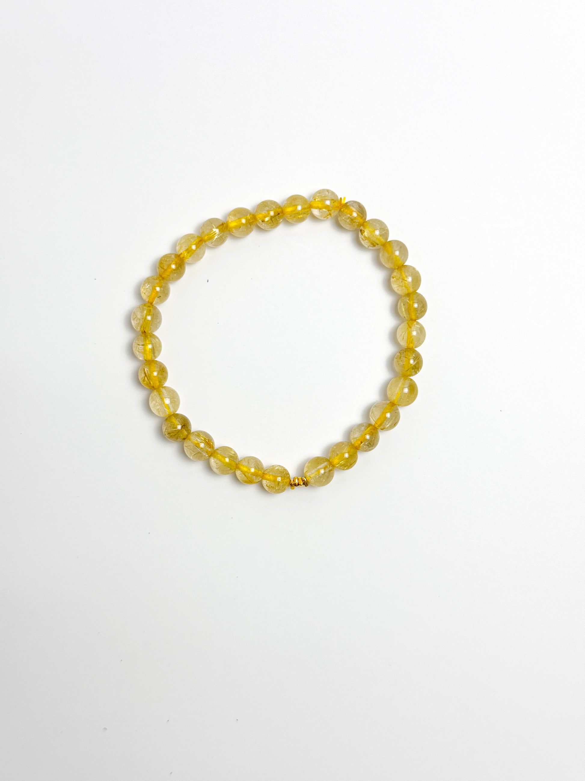 Abundance Gold Rutilated Quartz Bracelet