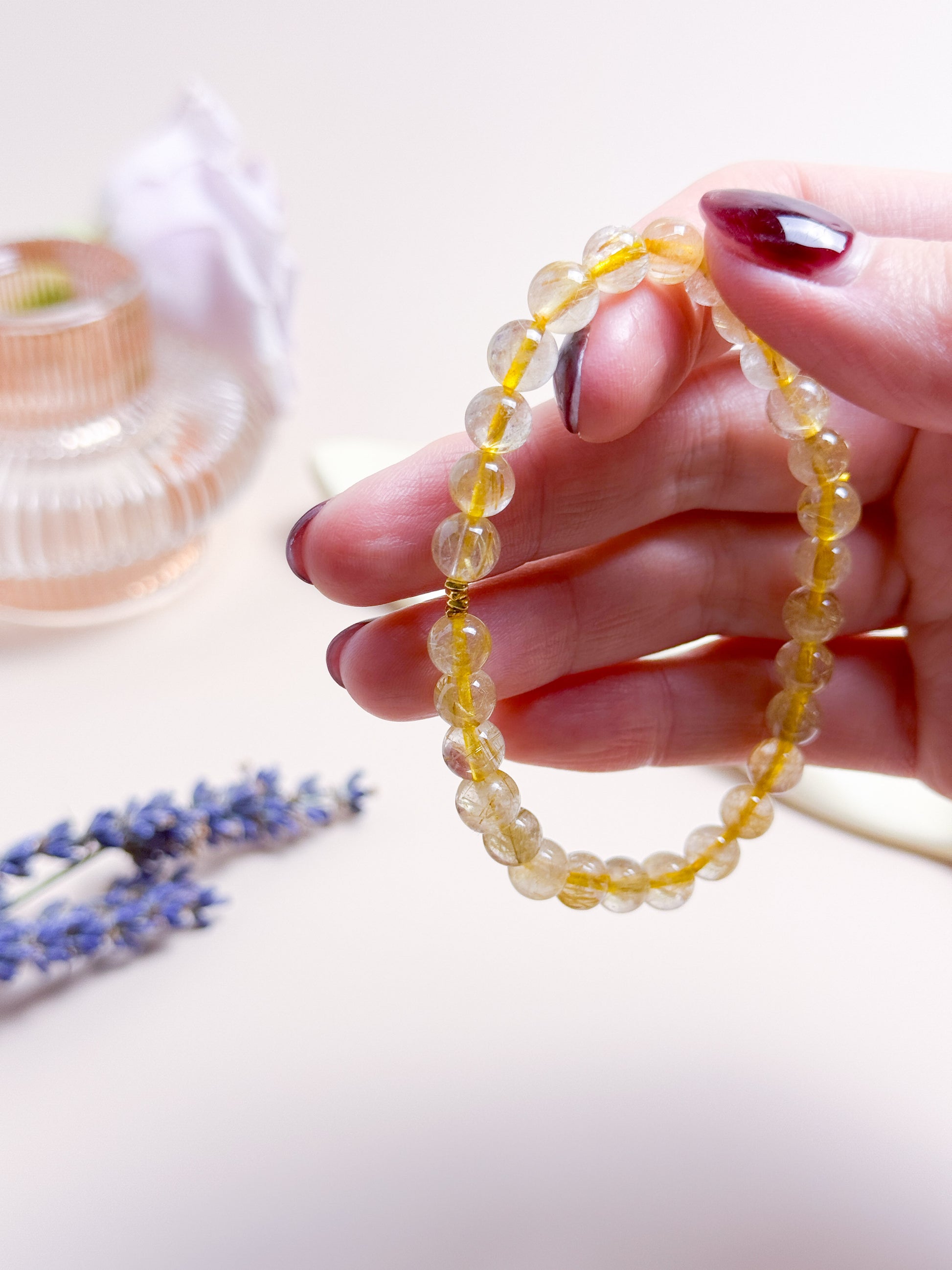 Abundance Gold Rutilated Quartz Bracelet