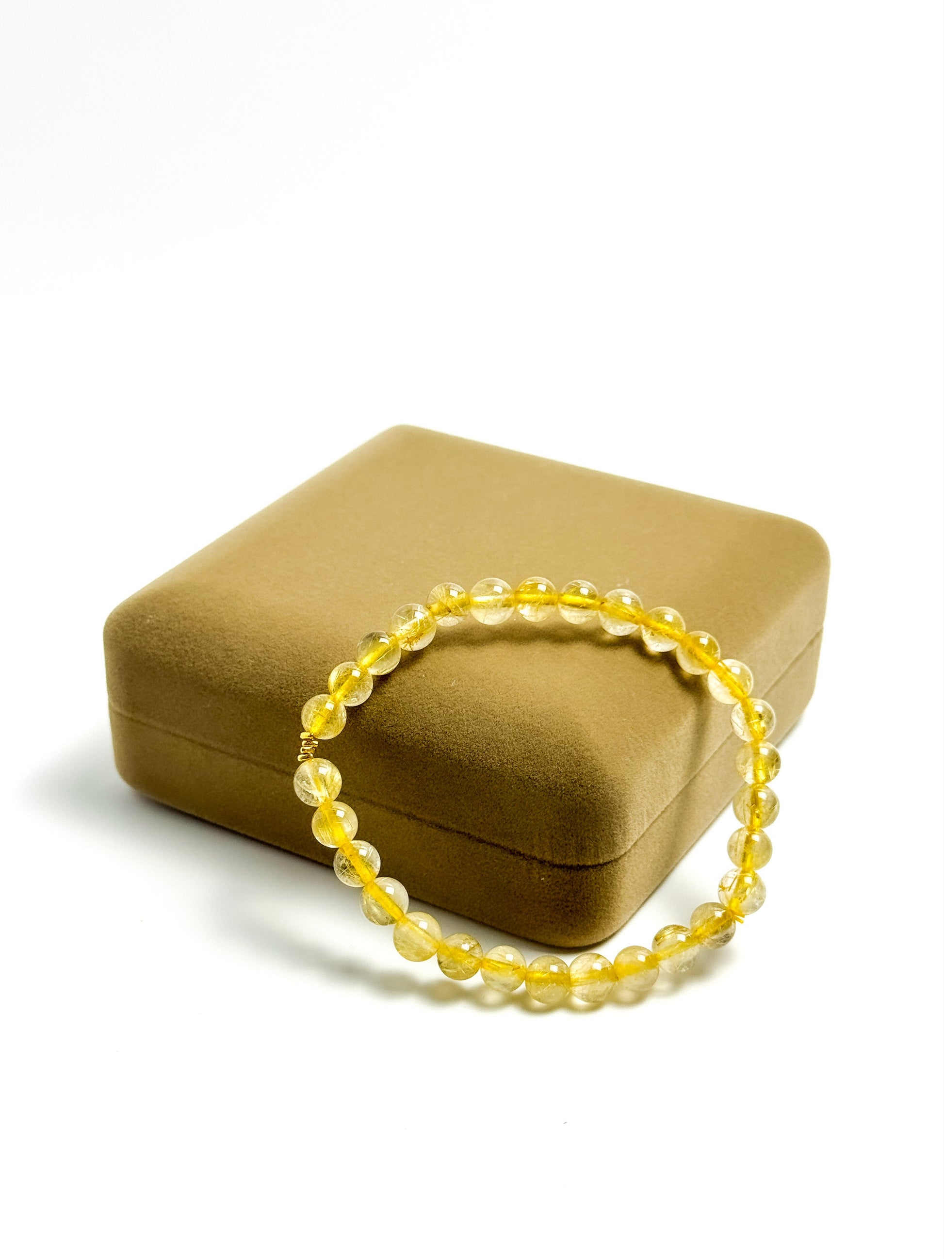 Abundance Gold Rutilated Quartz Bracelet