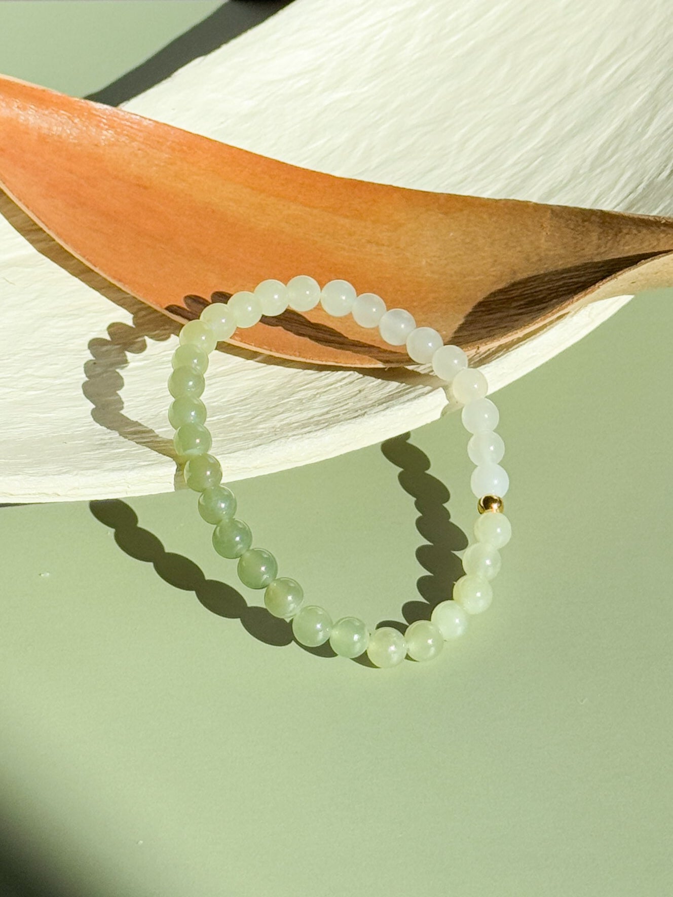 Equilibrium Ombré Jade Bracelet