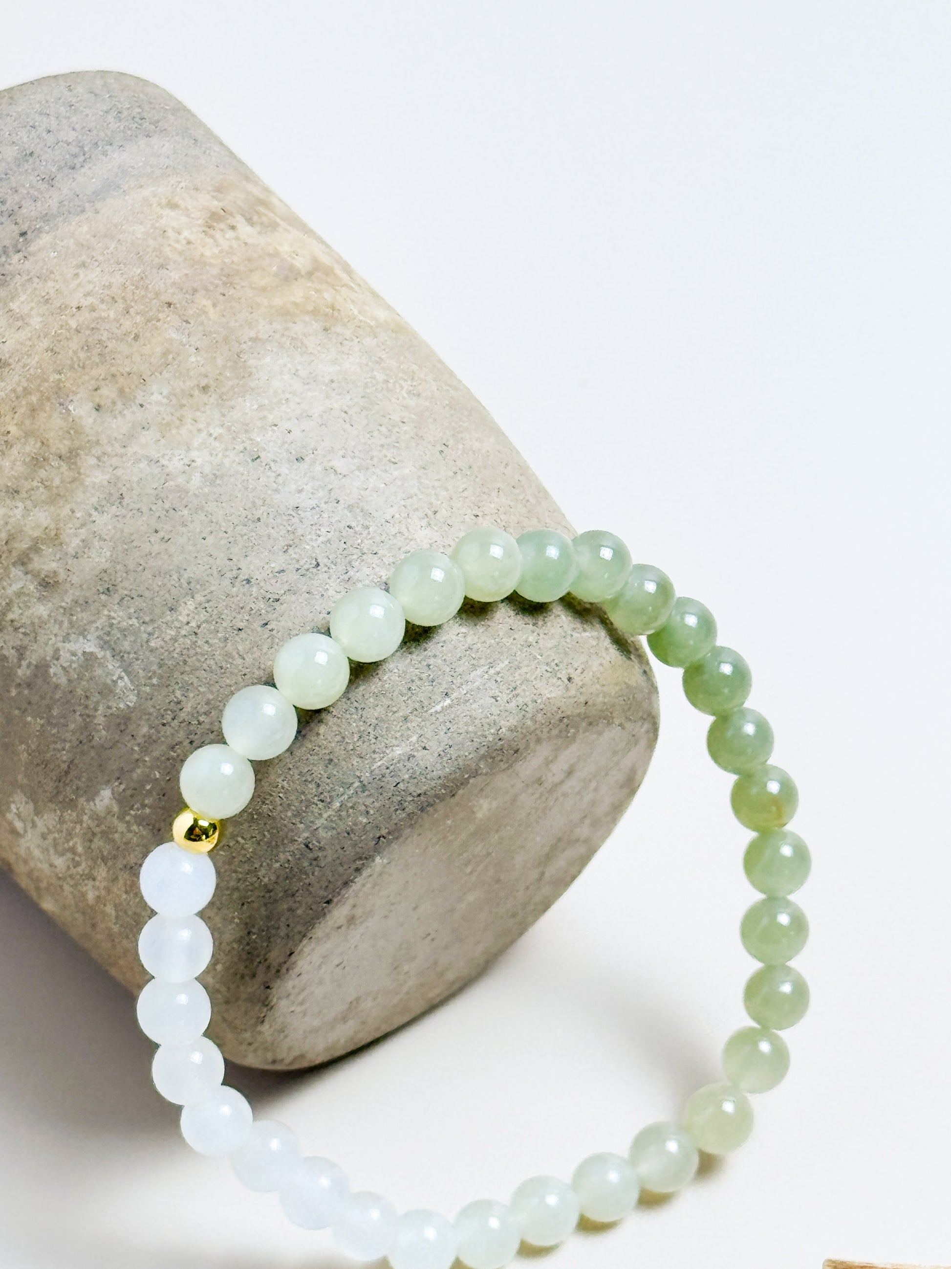 Equilibrium Ombré Jade Bracelet