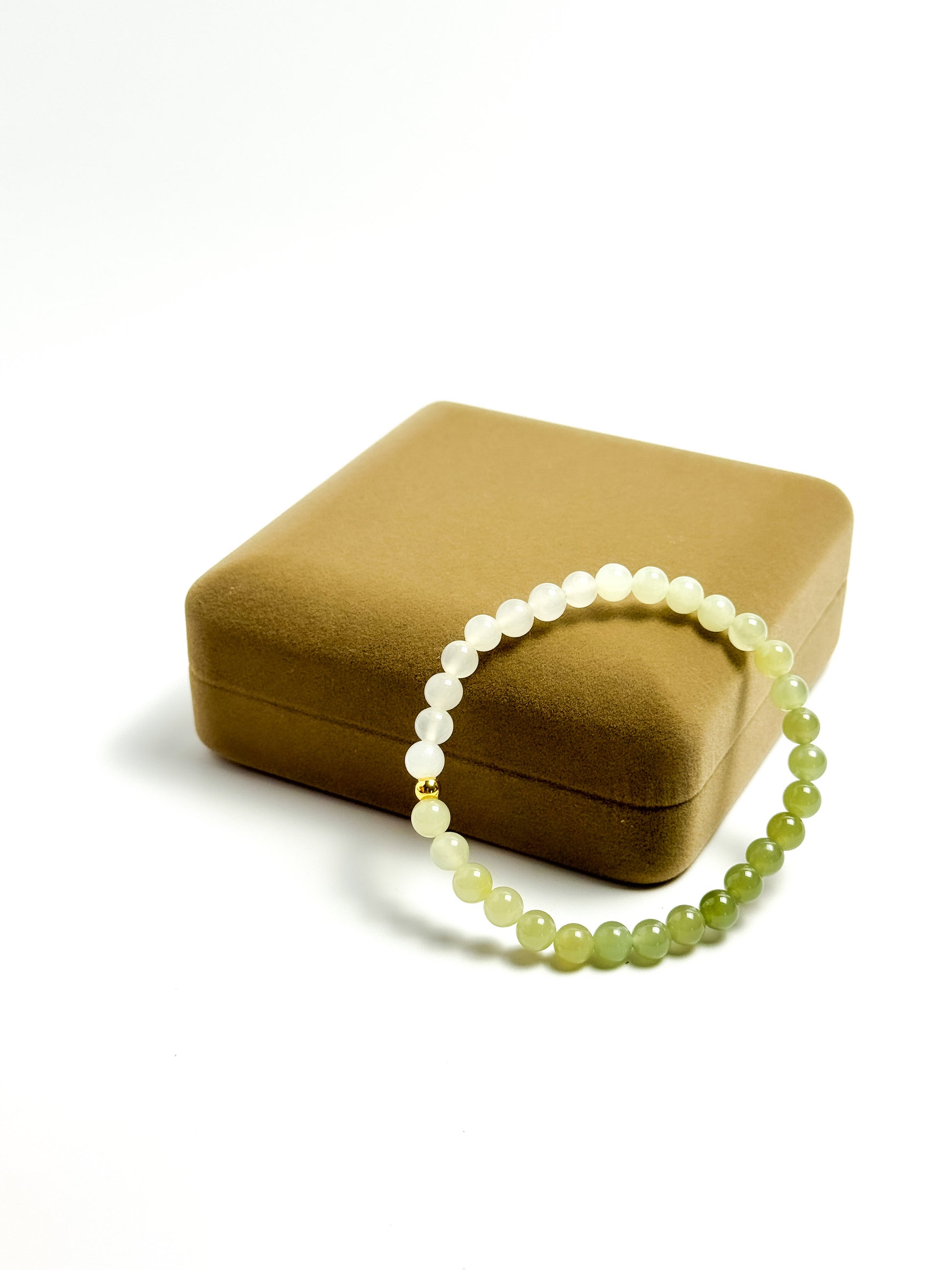 Equilibrium Ombré Jade Bracelet