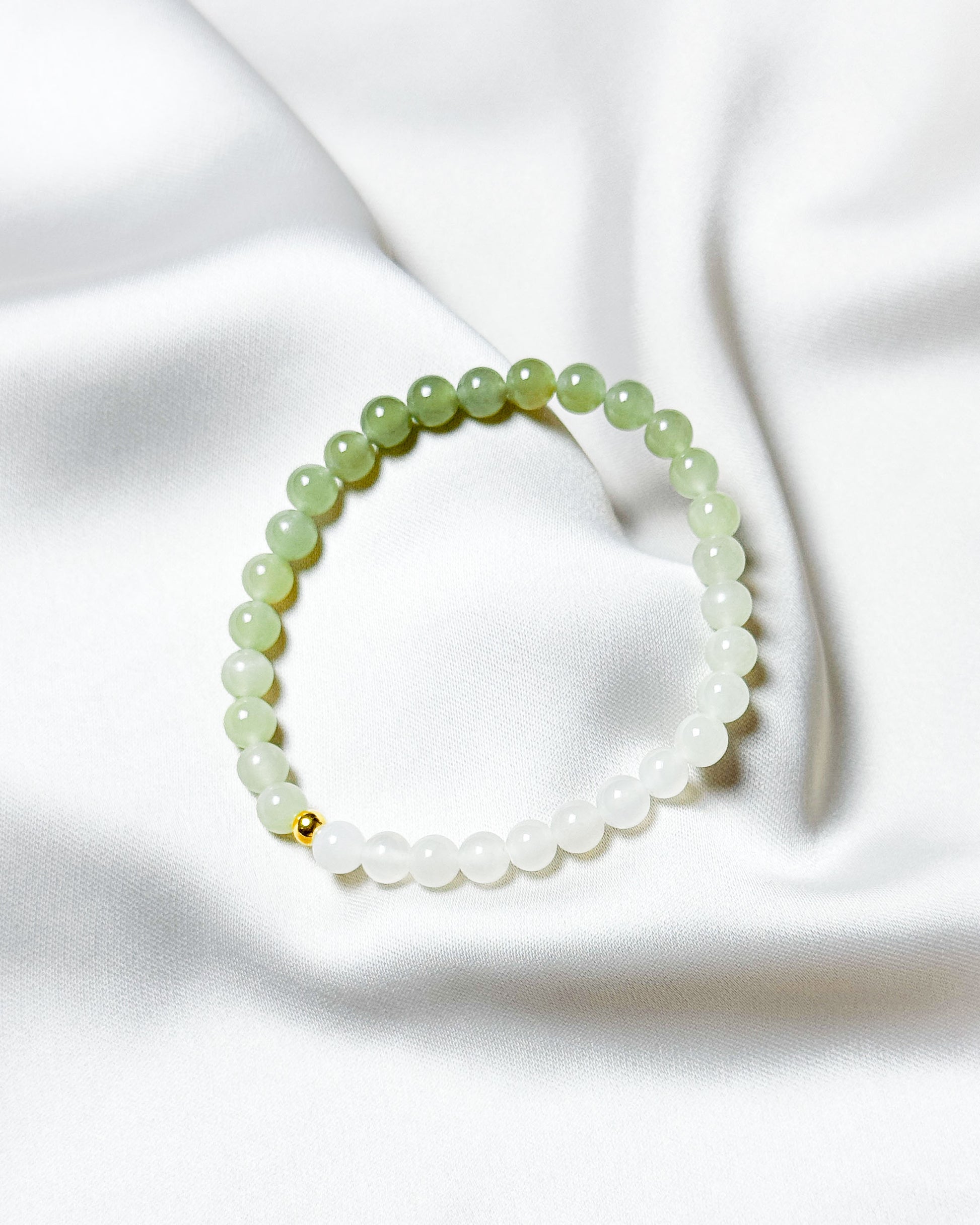 Equilibrium Ombré Jade Bracelet