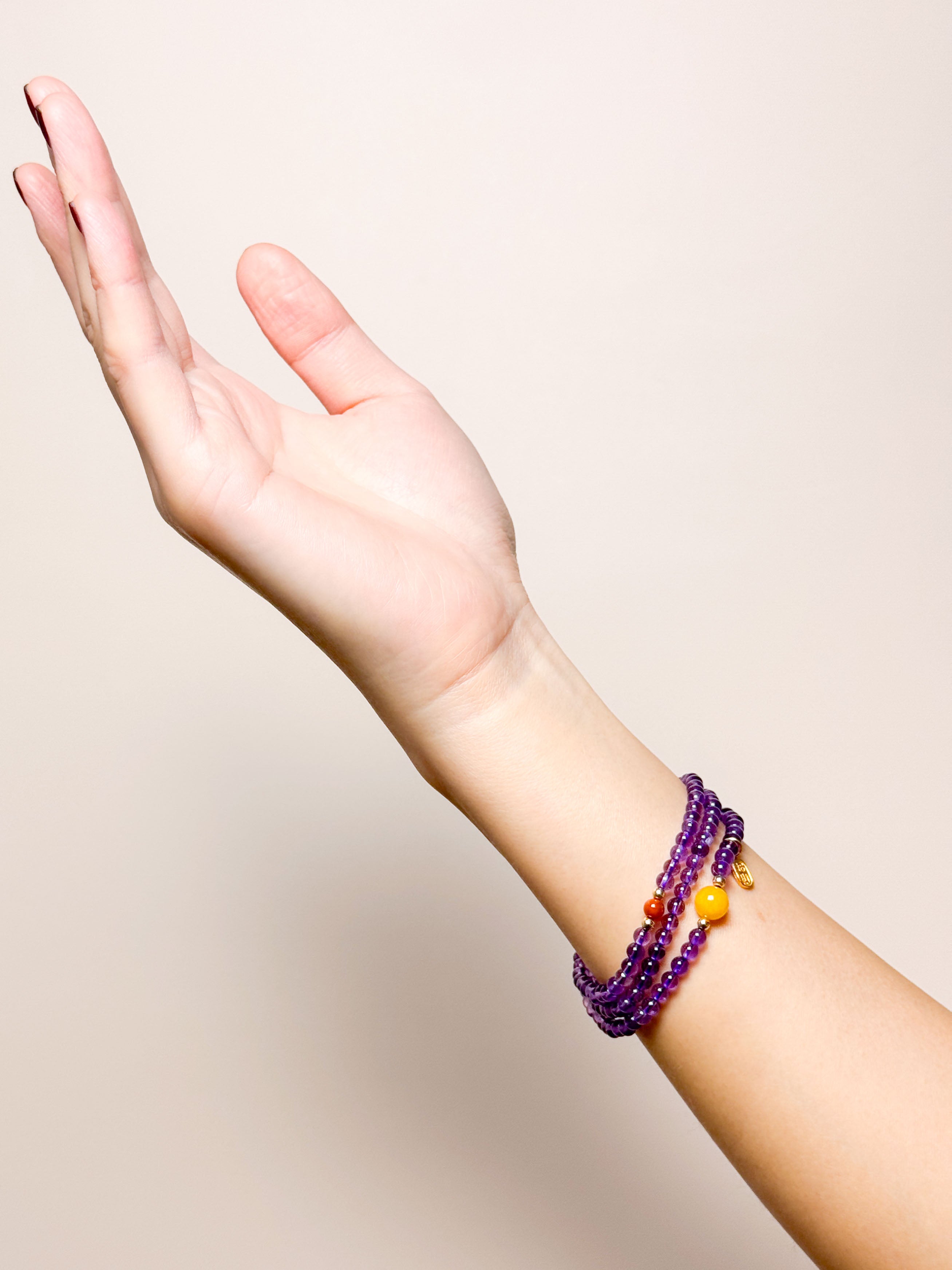 Liberation Amethyst Crystal Stacking Bracelet