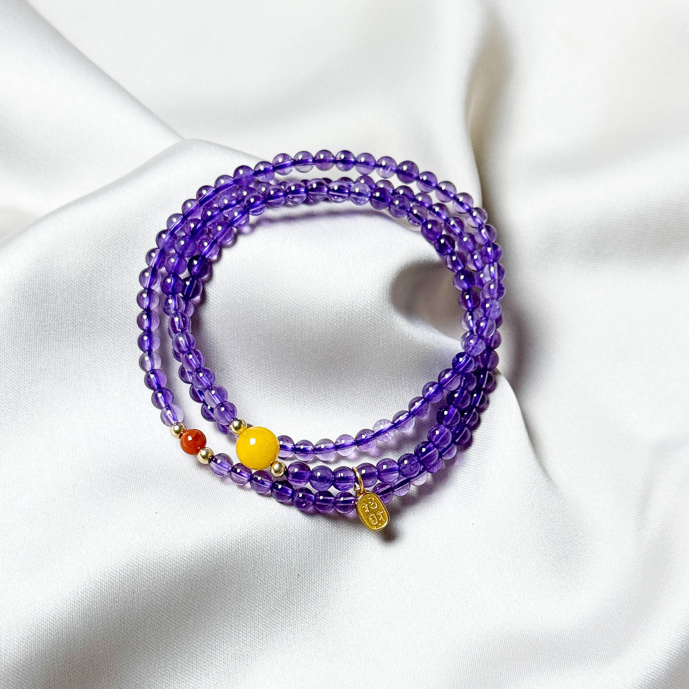 Liberation Amethyst Crystal Stacking Bracelet