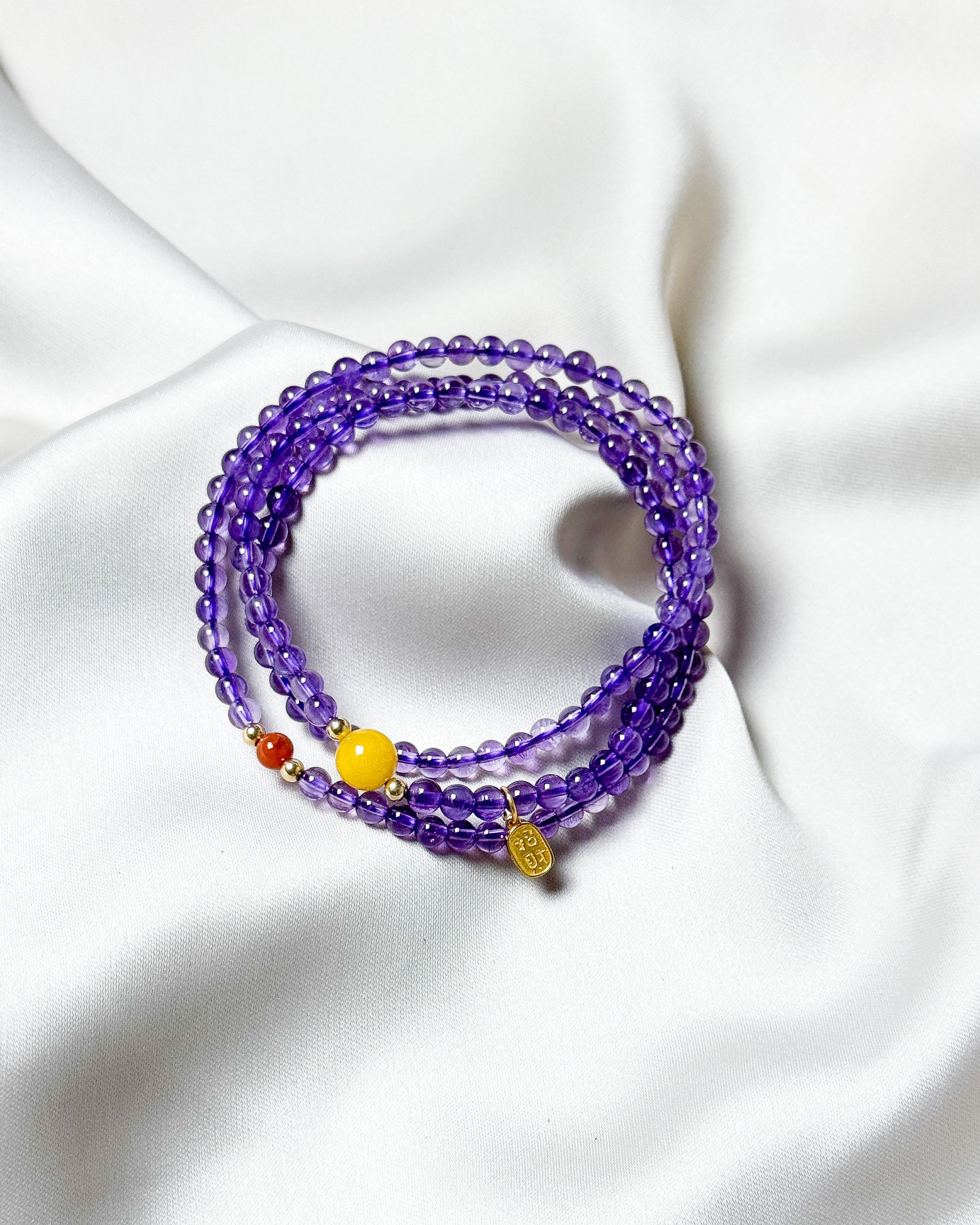 Liberation Amethyst Crystal Stacking Bracelet