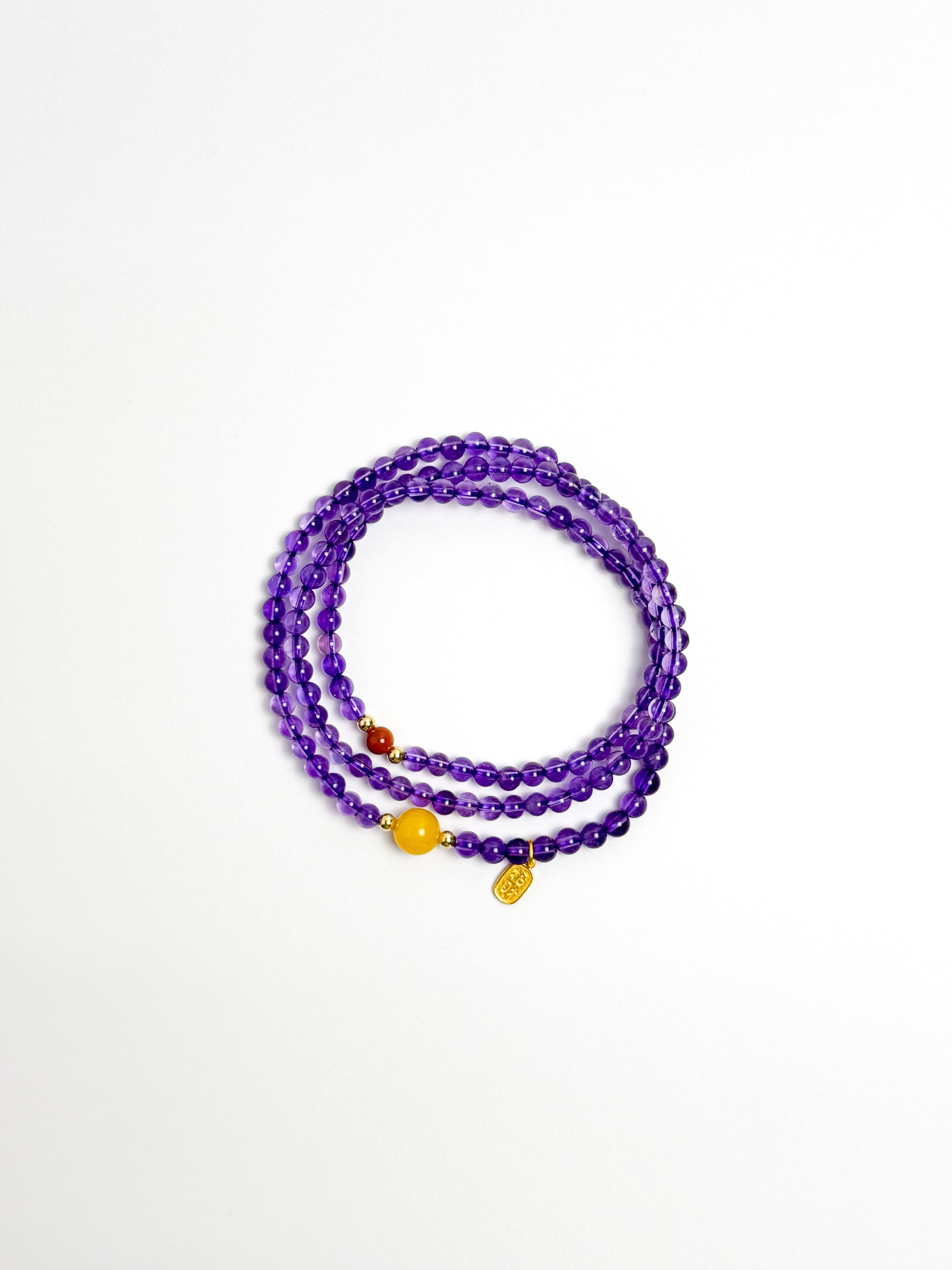 Liberation Amethyst Crystal Stacking Bracelet