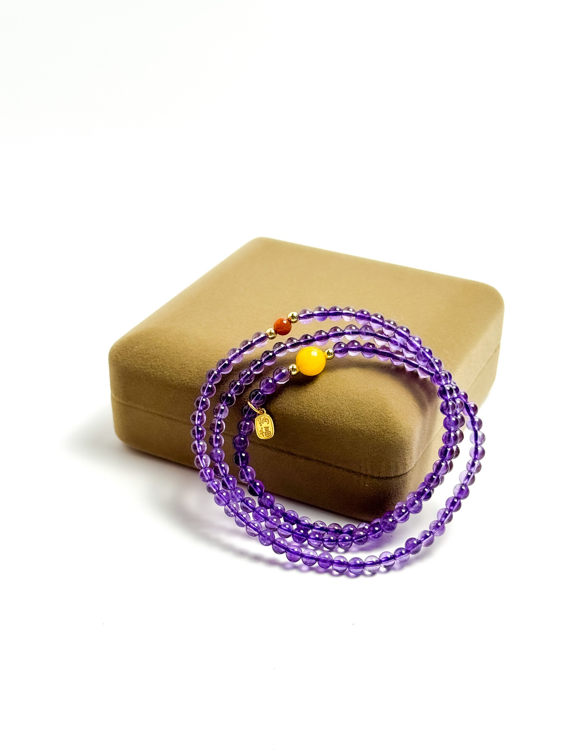 Liberation Amethyst Crystal Stacking Bracelet