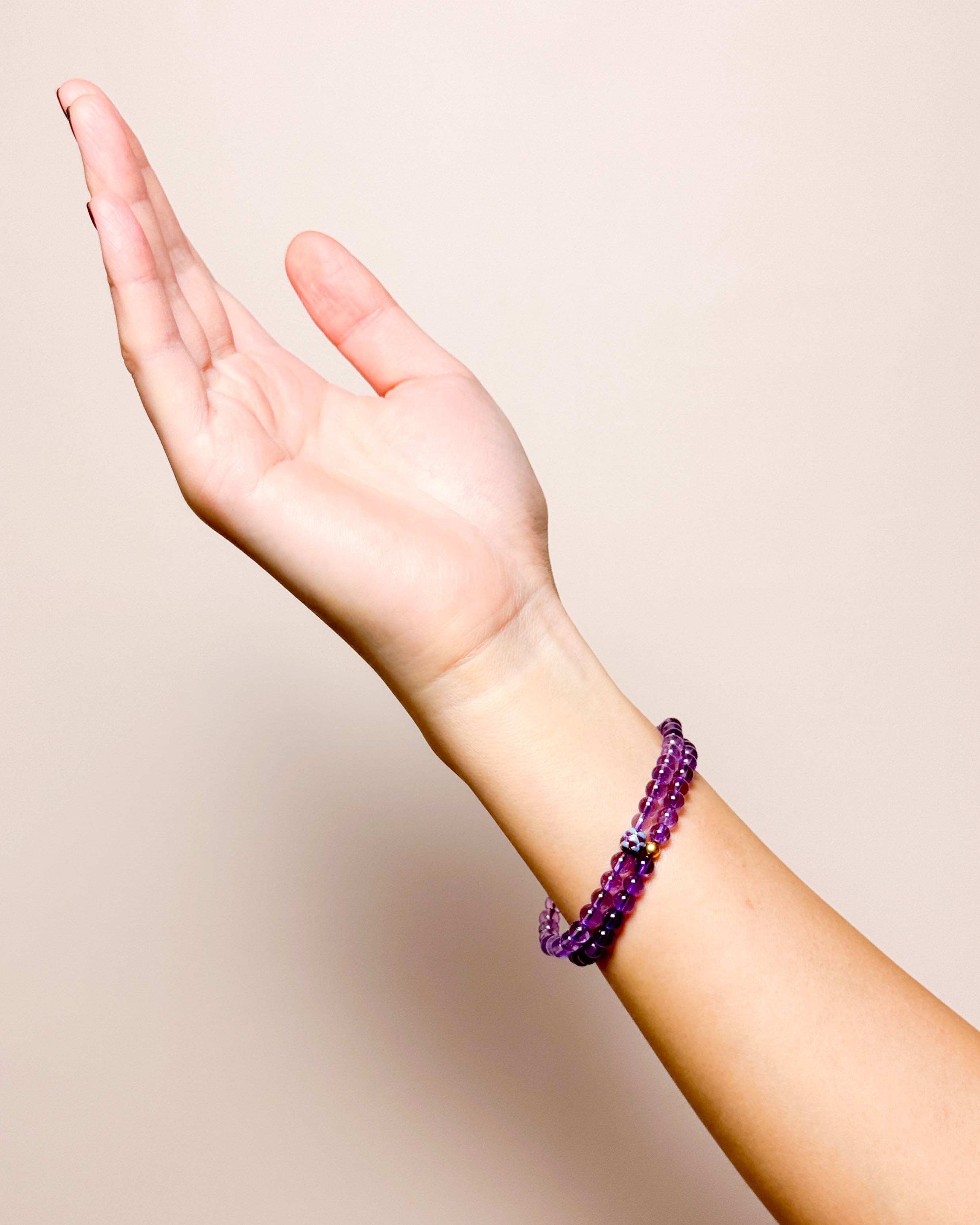 Liberation Amethyst Crystal Wrap Bracelet