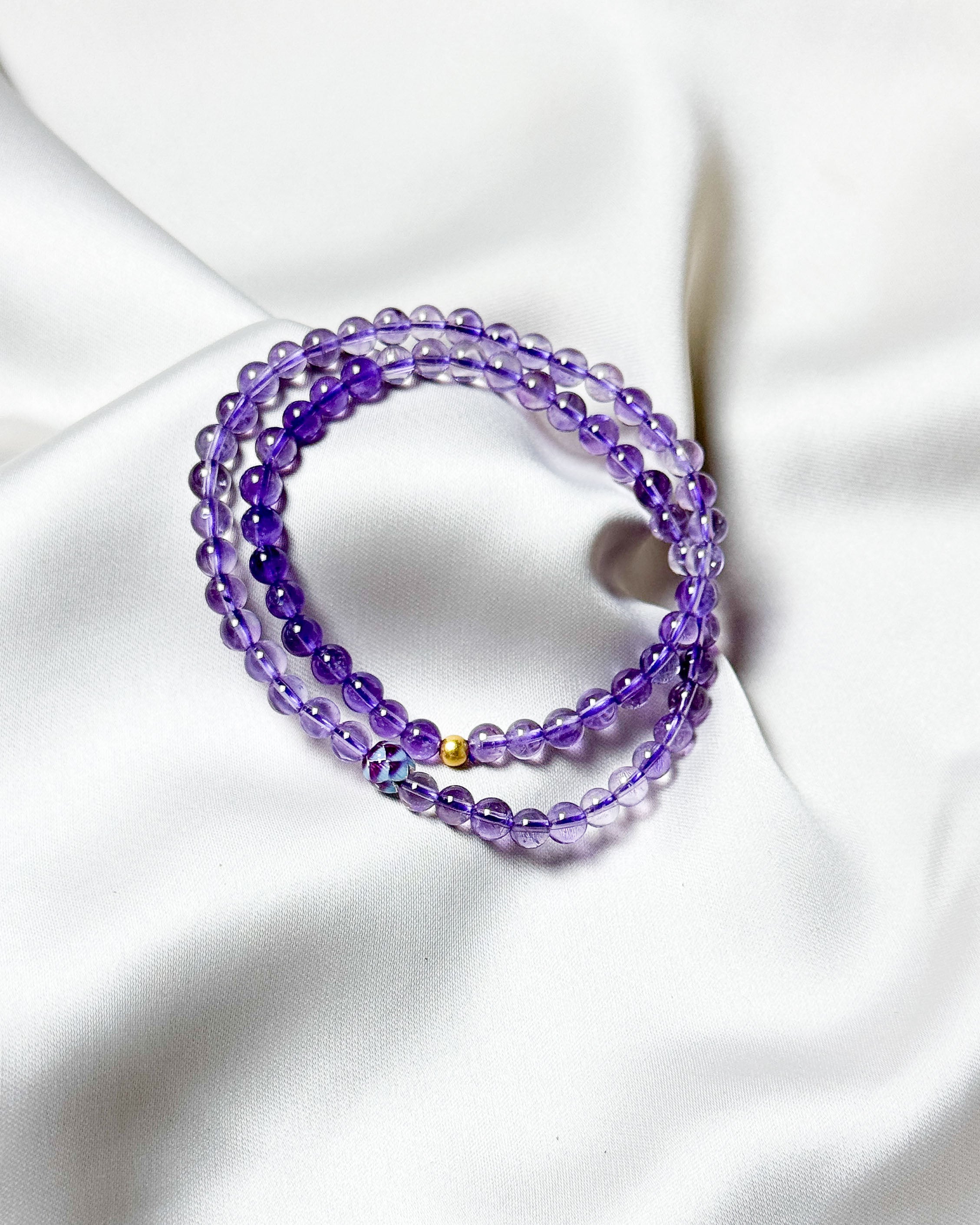 Liberation Amethyst Crystal Wrap Bracelet