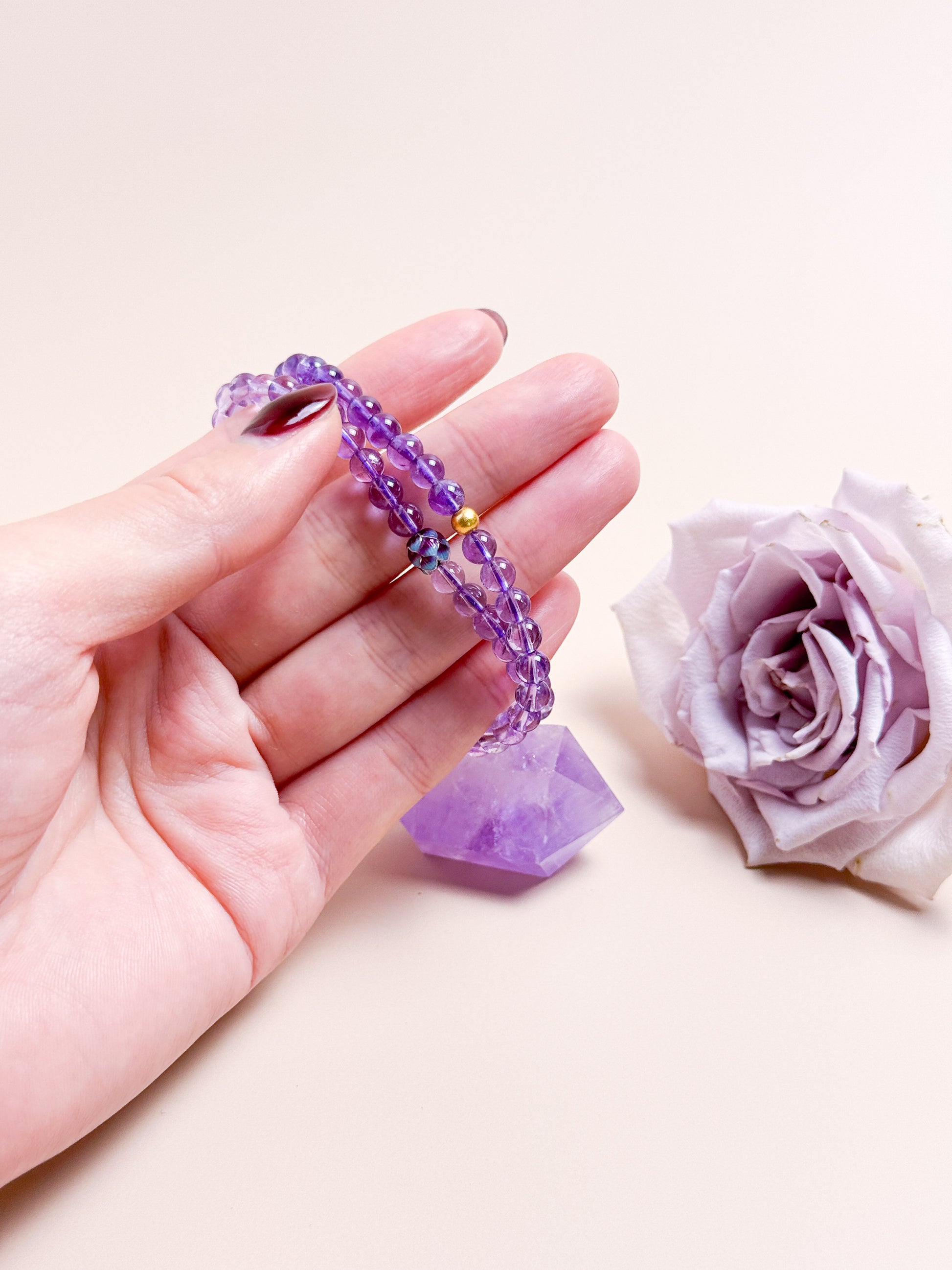 Liberation Amethyst Crystal Wrap Bracelet