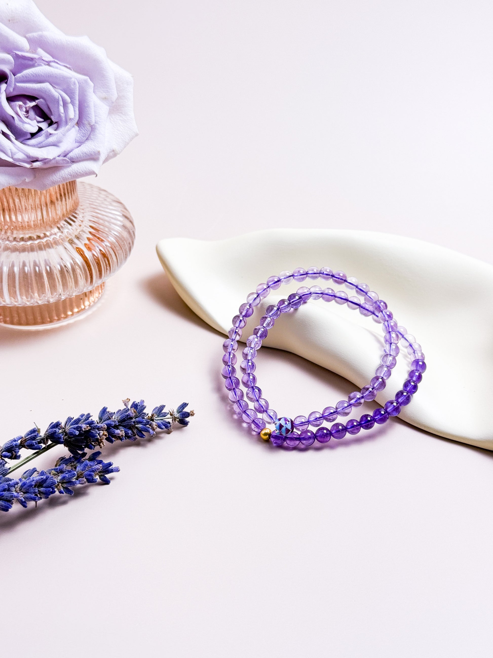 Liberation Amethyst Crystal Wrap Bracelet