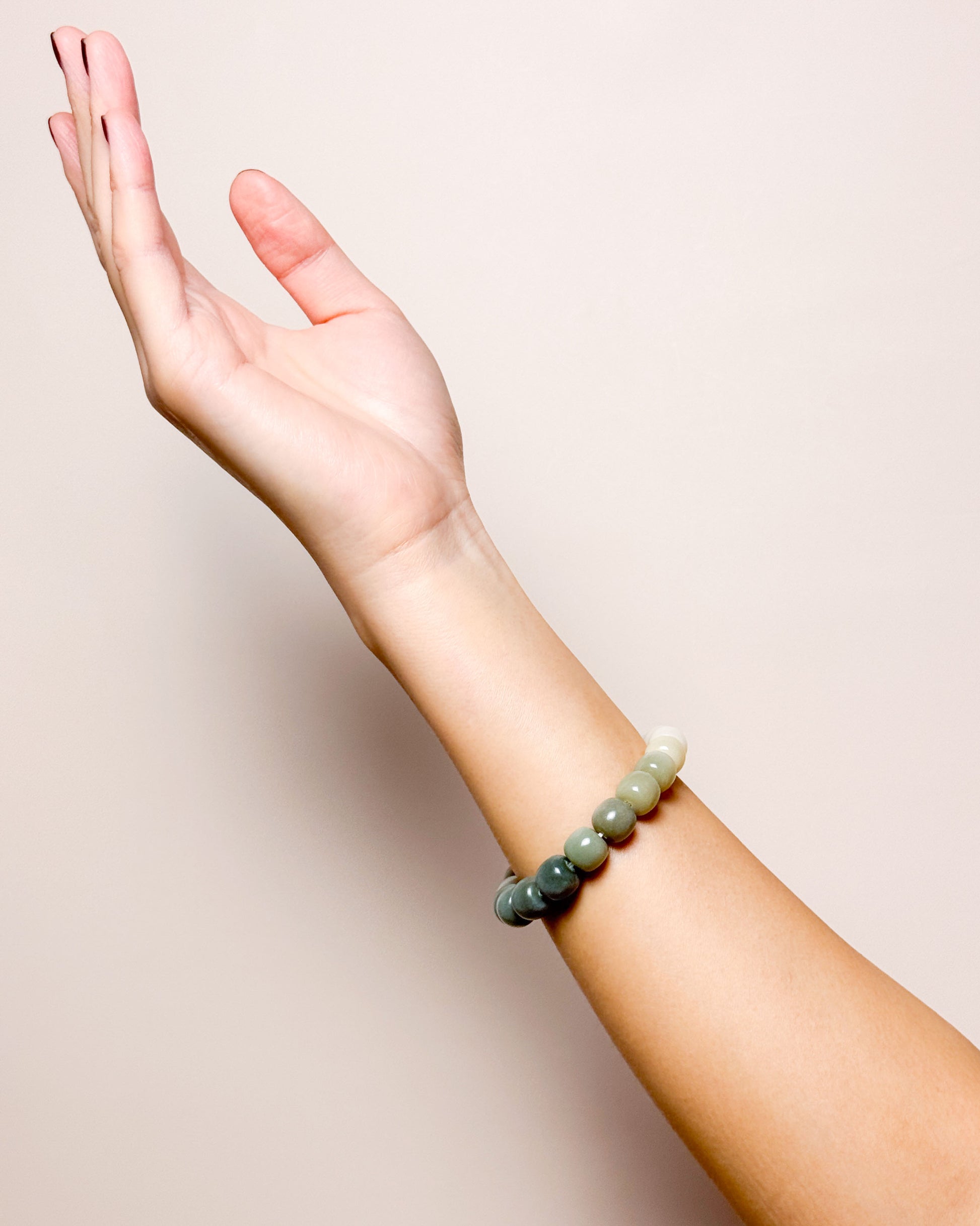 Zen Ombré Bodhi Bracelet - Matcha Green